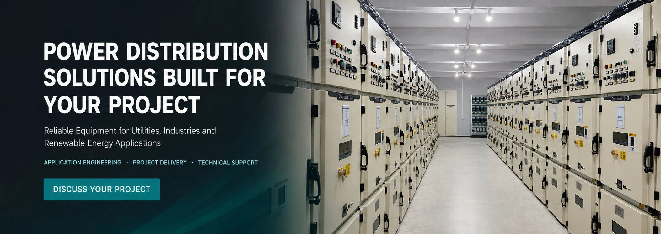 Medium-voltage switchgear installed for an overseas power distribution project